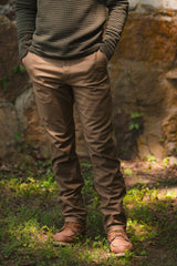 LIVSN Bottoms Flex Canvas Pants V3 - Brown