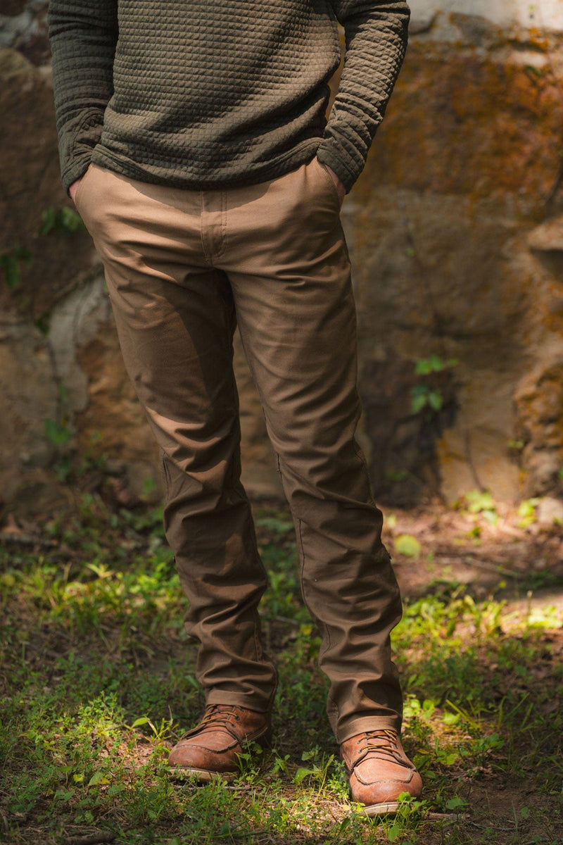 LIVSN Bottoms Flex Canvas Pants V3 - Brown